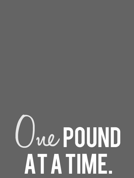 one pound at a time printable copy