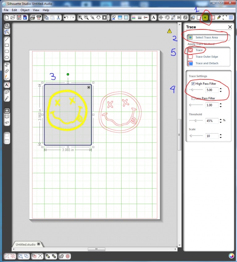 silhouette screenshot for diy onesies